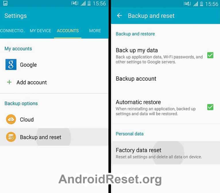 Kyocera Android One S9 Factory Reset