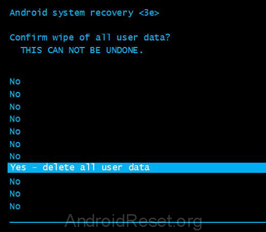 Samsung Galaxy J3 Luna Pro Factory Reset